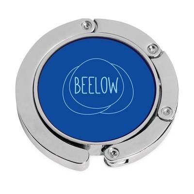 Branded Promotional LADIES HANDBAG HANGER HOOK in Blue Handbag Hanger From Concept Incentives.