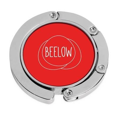 Branded Promotional LADIES HANDBAG HANGER HOOK in Red Handbag Hanger From Concept Incentives.