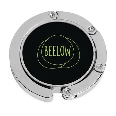 Branded Promotional LADIES HANDBAG HANGER HOOK in Black Handbag Hanger From Concept Incentives.