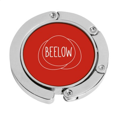 Branded Promotional LADIESGIFT BAG HOOK in Red Handbag Hanger From Concept Incentives.