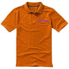 Branded Promotional CALGARY SHORT SLEEVE MENS POLO in Orange Polo Shirt From Concept Incentives.