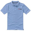 Branded Promotional CALGARY SHORT SLEEVE MENS POLO in Light Blue Polo Shirt From Concept Incentives.