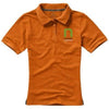 Branded Promotional CALGARY SHORT SLEEVE LADIES POLO in Orange Polo Shirt From Concept Incentives.