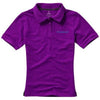 Branded Promotional CALGARY SHORT SLEEVE LADIES POLO in Plum Polo Shirt From Concept Incentives.