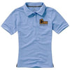 Branded Promotional CALGARY SHORT SLEEVE LADIES POLO in Light Blue Polo Shirt From Concept Incentives.