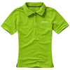 Branded Promotional CALGARY SHORT SLEEVE LADIES POLO in Apple Green Polo Shirt From Concept Incentives.