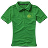 Branded Promotional CALGARY SHORT SLEEVE LADIES POLO in Fern Green Polo Shirt From Concept Incentives.