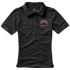 Branded Promotional CALGARY SHORT SLEEVE LADIES POLO in Anthracite Grey Polo Shirt From Concept Incentives.