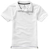 Branded Promotional CALGARY SHORT SLEEVE CHILDRENS POLO in White Solid-navy Polo Shirt From Concept Incentives.