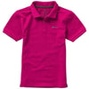 Branded Promotional CALGARY SHORT SLEEVE CHILDRENS POLO in Pink Polo Shirt From Concept Incentives.