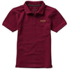 Branded Promotional CALGARY SHORT SLEEVE CHILDRENS POLO in Burgundy Polo Shirt From Concept Incentives.