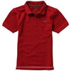 Branded Promotional CALGARY SHORT SLEEVE CHILDRENS POLO in Red-white Solid Polo Shirt From Concept Incentives.