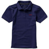 Branded Promotional CALGARY SHORT SLEEVE CHILDRENS POLO in Navy Polo Shirt From Concept Incentives.