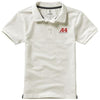 Branded Promotional CALGARY SHORT SLEEVE CHILDRENS POLO in Pale Grey Polo Shirt From Concept Incentives.