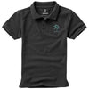 Branded Promotional CALGARY SHORT SLEEVE CHILDRENS POLO in Anthracite Grey Polo Shirt From Concept Incentives.