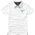 Branded Promotional MARKHAM SHORT SLEEVE MENS STRETCH POLO in White Solid Polo Shirt From Concept Incentives.