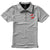 Branded Promotional MARKHAM SHORT SLEEVE LADIES STRETCH POLO in Grey Melange Polo Shirt From Concept Incentives.