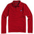 Branded Promotional OAKVILLE LONG SLEEVE MENS POLO in Red Polo Shirt From Concept Incentives.