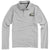 Branded Promotional OAKVILLE LONG SLEEVE MENS POLO in Grey Melange Polo Shirt From Concept Incentives.