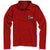 Branded Promotional OAKVILLE LONG SLEEVE LADIES POLO in Red Polo Shirt From Concept Incentives.