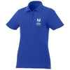 Branded Promotional LIBERTY SHORT SLEEVE LADIES POLO in Blue Polo Shirt From Concept Incentives.