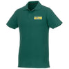 Branded Promotional HELIOS SHORT SLEEVE MENS POLO in Forest Green Polo Shirt From Concept Incentives.