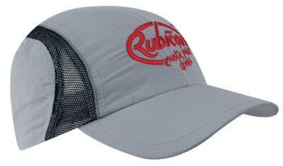 Branded Promotional MICROFIBRE & MESH SPORTS BASEBALL CAP with Reflective Trim Baseball Cap From Concept Incentives.