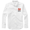 Branded Promotional VAILLANT LONG SLEEVE SHIRT in White Solid Shirt From Concept Incentives.