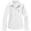 Branded Promotional VAILLANT LONG SLEEVE LADIES SHIRT in White Solid Shirt From Concept Incentives.