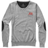 Branded Promotional SPRUCE LADIES V-NECK PULLOVER in Grey Melange Jumper From Concept Incentives.