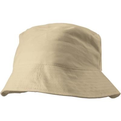 Branded Promotional SUN HAT in Khaki Hat From Concept Incentives.