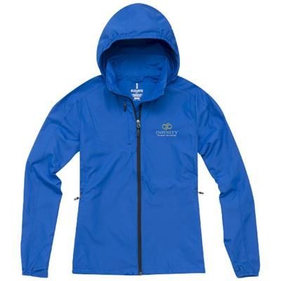 Branded Promotional FLINT LIGHTWEIGHT LADIES JACKET in Blue Jacket From Concept Incentives.