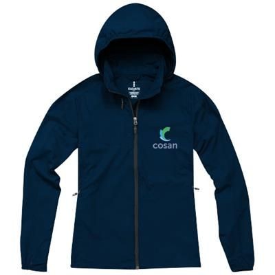 Branded Promotional FLINT LIGHTWEIGHT LADIES JACKET in Navy Jacket From Concept Incentives.