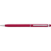 Branded Promotional METAL TOUCH SCREEN BALL PEN with Rubber Stylus Tip in Red Pen From Concept Incentives.