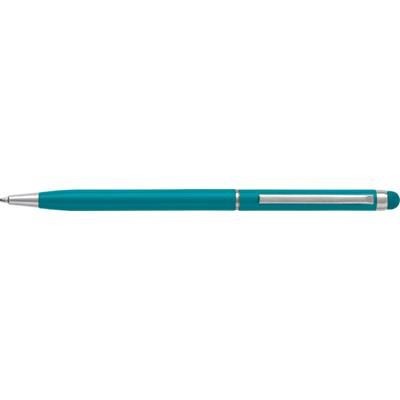 Branded Promotional METAL TOUCH SCREEN BALL PEN with Rubber Stylus Tip in Atoll Pen From Concept Incentives.