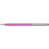 Branded Promotional METAL TOUCH SCREEN BALL PEN with Rubber Stylus Tip in Pink Pen From Concept Incentives.