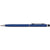 Branded Promotional METAL TOUCH SCREEN BALL PEN with Rubber Stylus Tip in Cobalt Blue Pen From Concept Incentives.