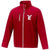 Branded Promotional ORION MENS SOFTSHELL JACKET in Red Jacket From Concept Incentives.