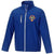 Branded Promotional ORION MENS SOFTSHELL JACKET in Blue Jacket From Concept Incentives.