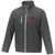 Branded Promotional ORION MENS SOFTSHELL JACKET in Storm Grey Jacket From Concept Incentives.