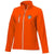 Branded Promotional ORION LADIES SOFTSHELL JACKET in Orange Jacket From Concept Incentives.