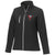 Branded Promotional ORION LADIES SOFTSHELL JACKET in Black Solid Jacket From Concept Incentives.