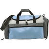 Branded Promotional LARGE SPORTS BAG HOLDALL in Pale Blue Bag From Concept Incentives.