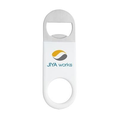 Branded Promotional CROWNTOP OPENER COLOUR in White Bottle Opener From Concept Incentives.