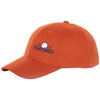 Branded Promotional BRYSON 6 PANEL CAP in Orange Baseball Cap From Concept Incentives.