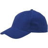 Branded Promotional BRYSON 6 PANEL CAP in Blue Baseball Cap From Concept Incentives.