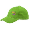 Branded Promotional BRYSON 6 PANEL CAP in Apple Green Baseball Cap From Concept Incentives.