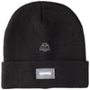 Branded Promotional LUCINA LED BEANIE in Black Solid Hat From Concept Incentives.