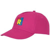 Branded Promotional FENIKS 5 PANEL CAP in Pink Baseball Cap From Concept Incentives.