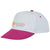 Branded Promotional ICARUS 5 PANEL DUOTONE CAP in Pink-white Solid Baseball Cap From Concept Incentives.